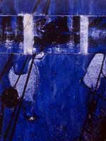 martin hautz: blue canvasses fluttering in the wind