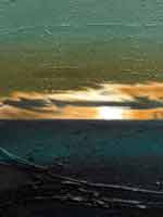 martin hautz: sunset in bicarrosse plage